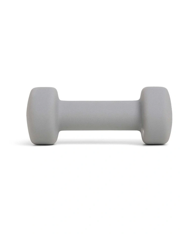 Neoprene Dumbbell 2Kg in Grey image 3