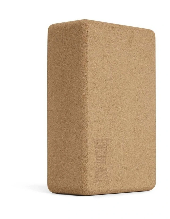 Cork Yoga Block in Brown image 1