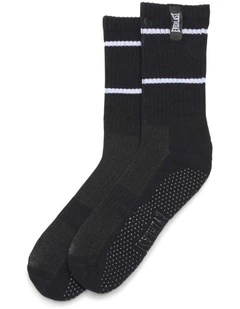 Yoga Sock Crew in Black