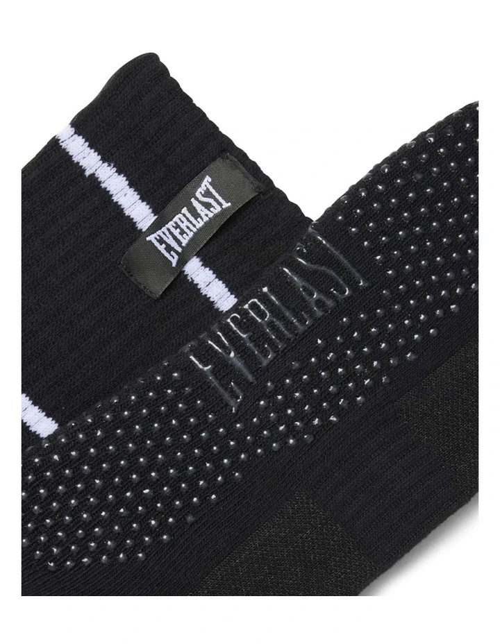 Yoga Sock Crew in Black image 2