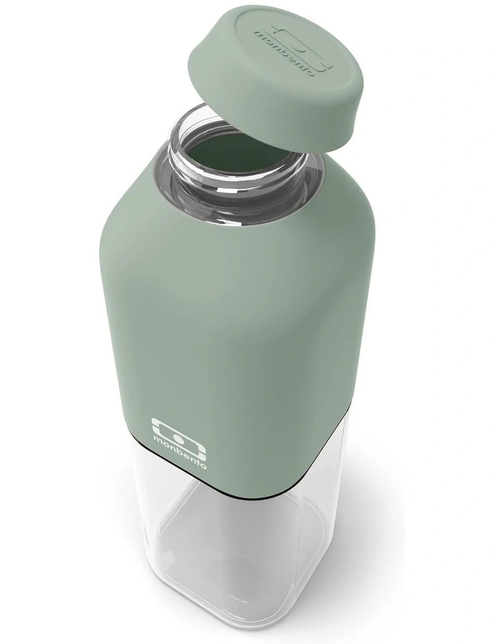 Positive M Reusable Water Bottle in Green Natural image 2