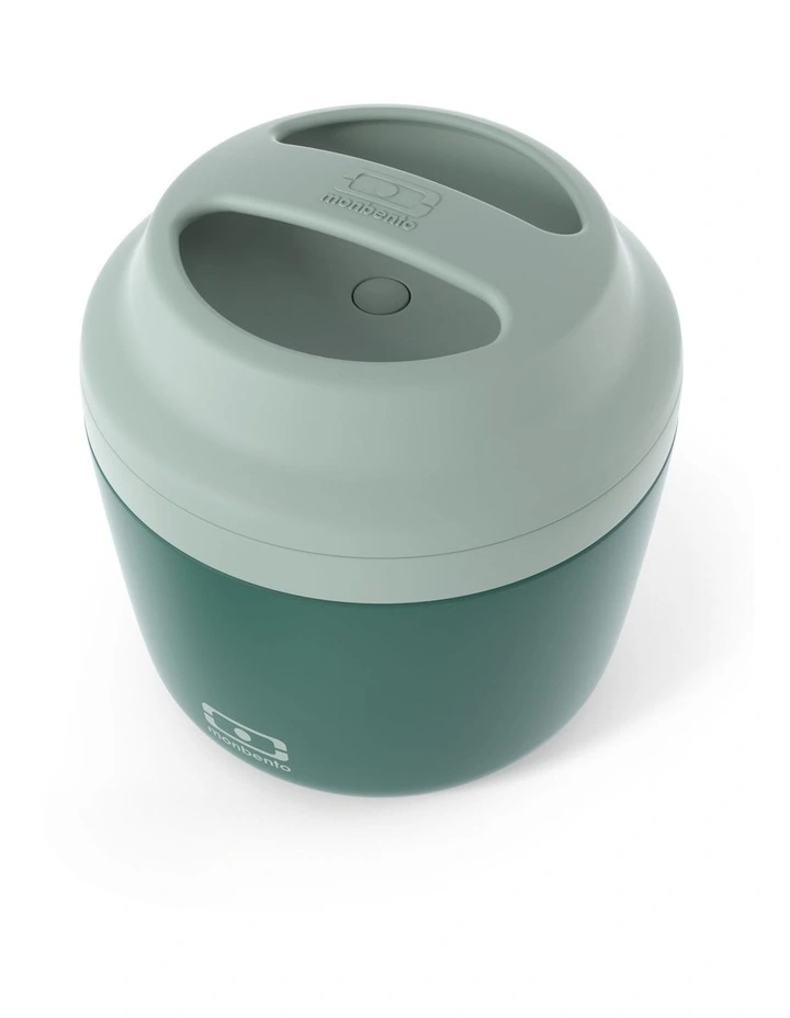 Element Insulated Bento Box in Bi-Colour Green image 2