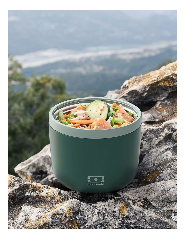 Element Insulated Bento Box in Bi-Colour Green image 4