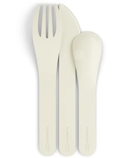 Pocket Plastic Cutlery Set in Colour Natural