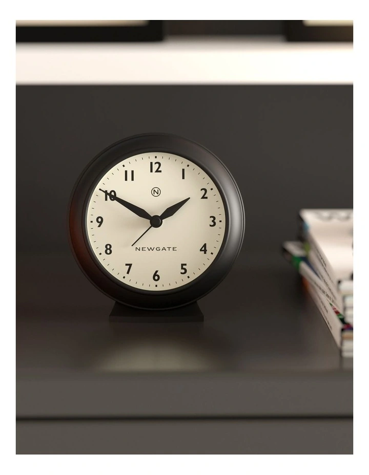 Pacific Alarm Clock in Black image 3