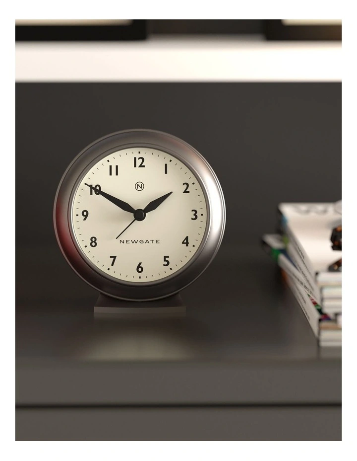 Pacific Alarm Clock in Graphite image 3