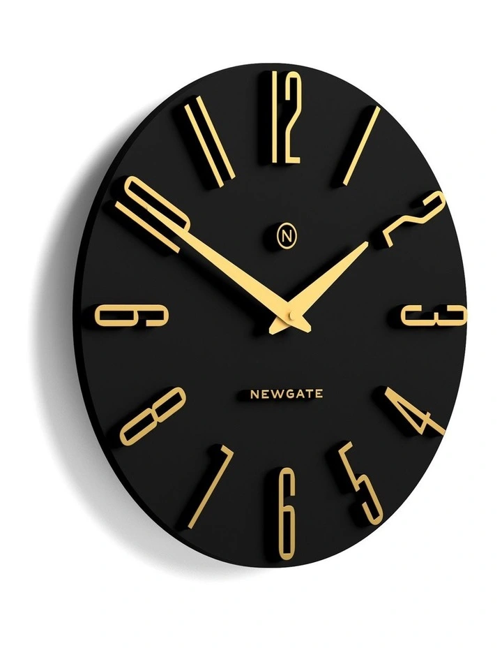 Empire State Wall Clock in Black image 2