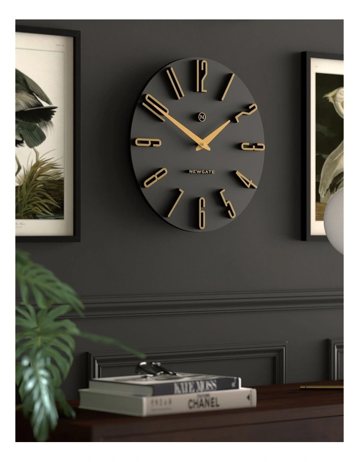 Empire State Wall Clock in Black image 4