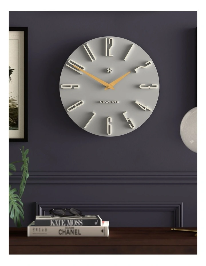 Empire State Wall Clock in Grey image 3