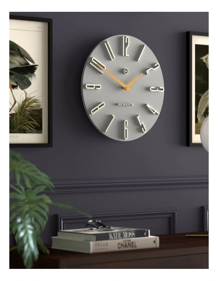 Empire State Wall Clock in Grey image 4