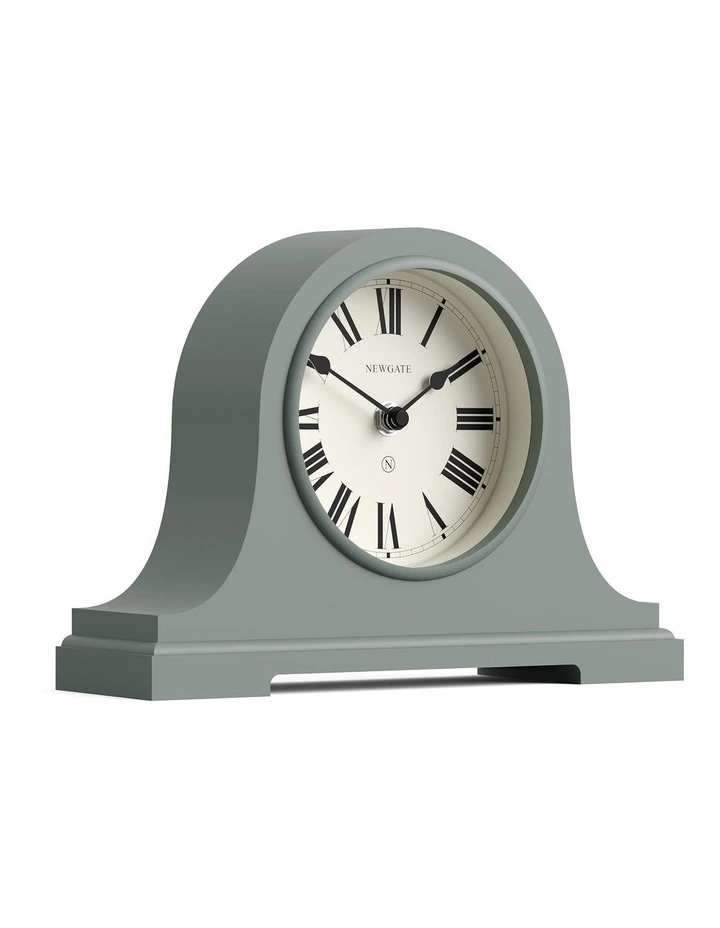 Broadway Mantel Clock in Asparagus Green image 2