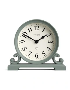 Divisadero Mantel Clock in Asparagus Green