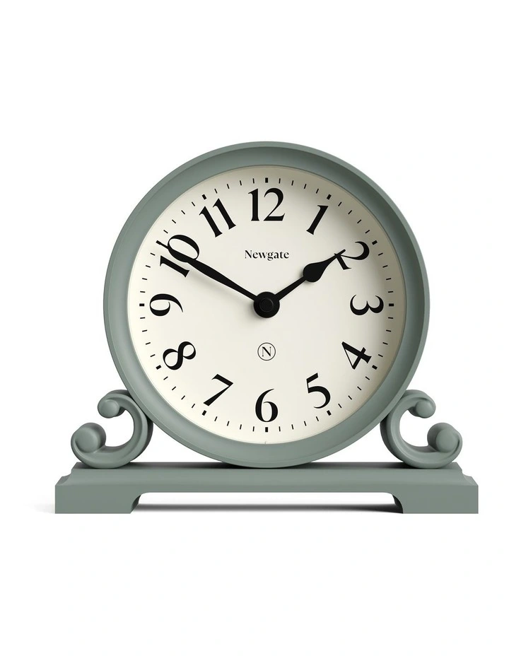 Divisadero Mantel Clock in Asparagus Green image 1
