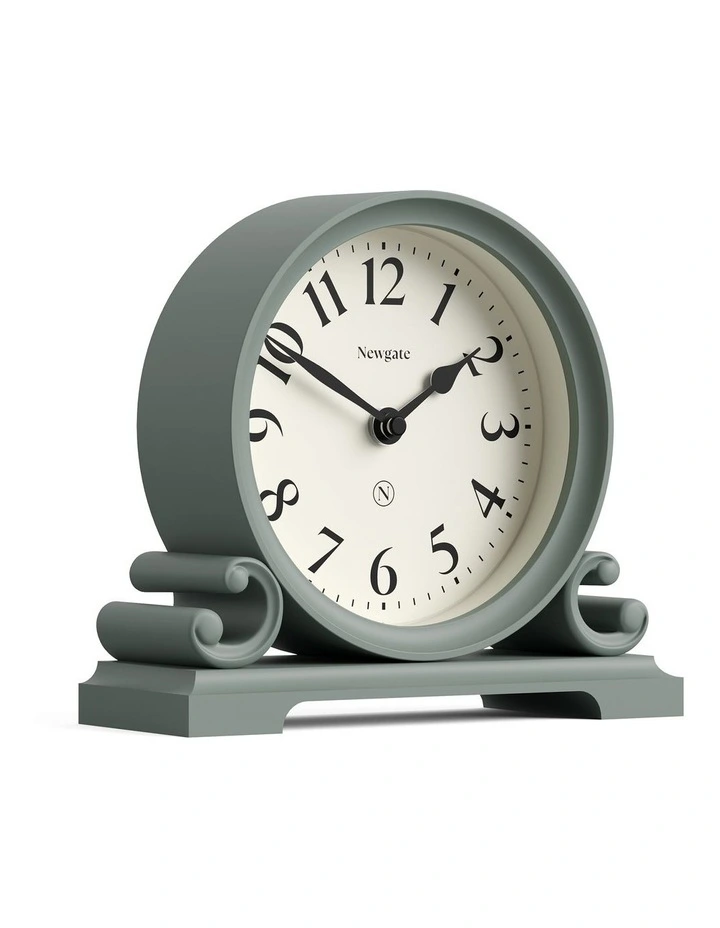 Divisadero Mantel Clock in Asparagus Green image 2