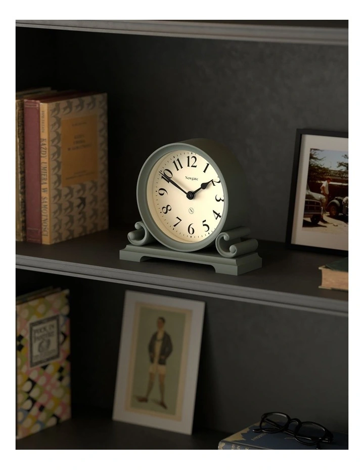 Divisadero Mantel Clock in Asparagus Green image 4