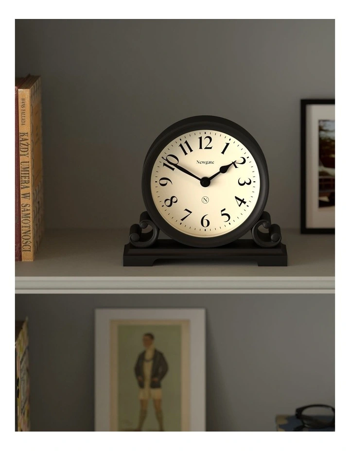 Divisadero Mantel Clock in Black image 3