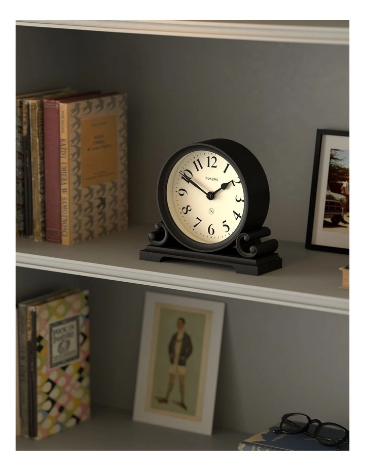 Divisadero Mantel Clock in Black image 4