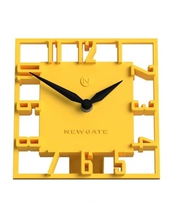 Highline Mantel Clock in Yellow