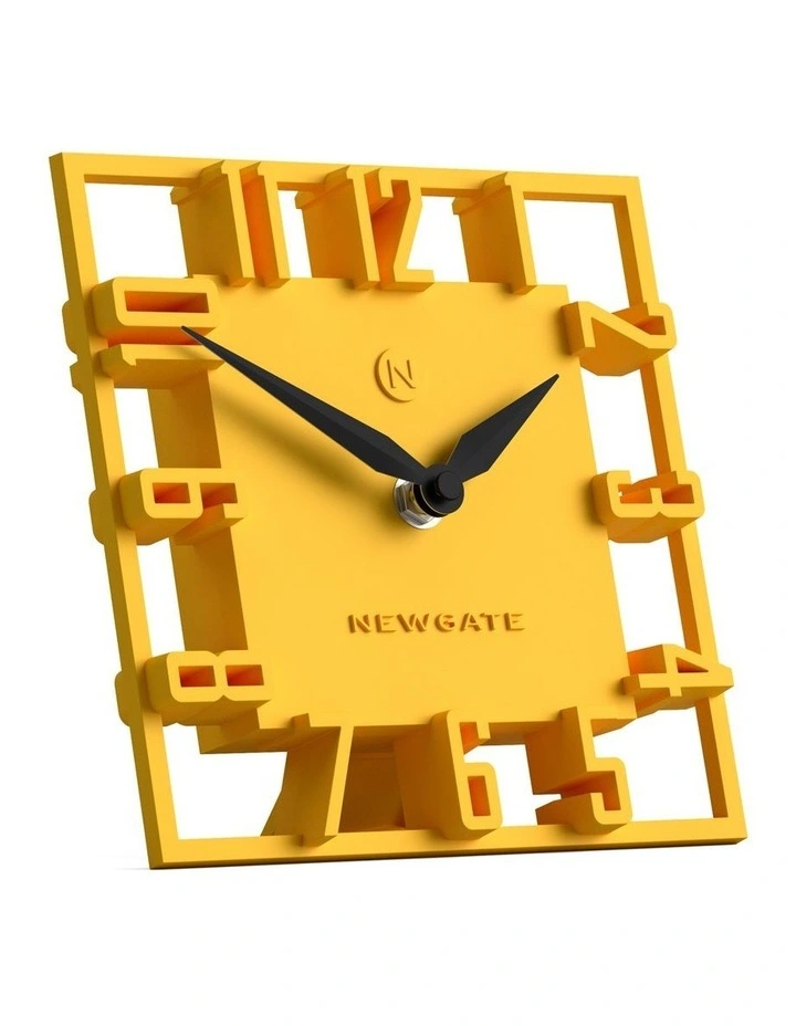 Highline Mantel Clock in Yellow image 2
