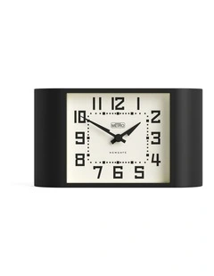 Mini Metro Mantel Clock in Black