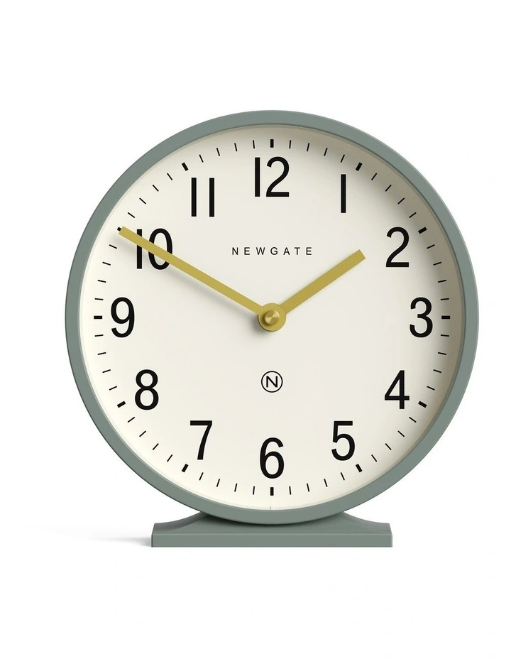 Q Mantel Clock in Asparagus Green image 1