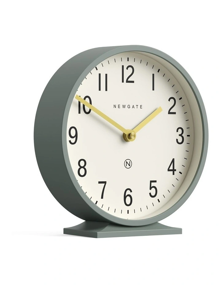 Q Mantel Clock in Asparagus Green image 2