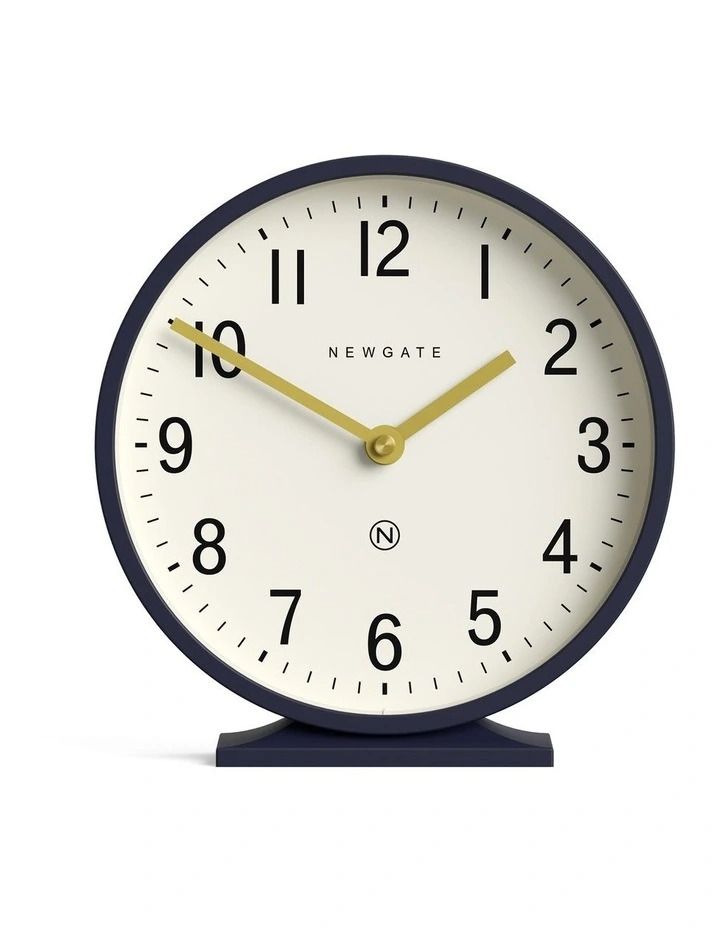 Q Mantel Clock in Petrol Blue image 1