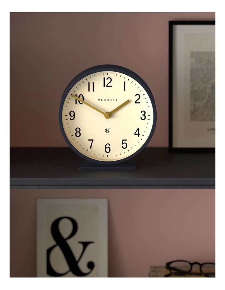 Q Mantel Clock in Petrol Blue image 3