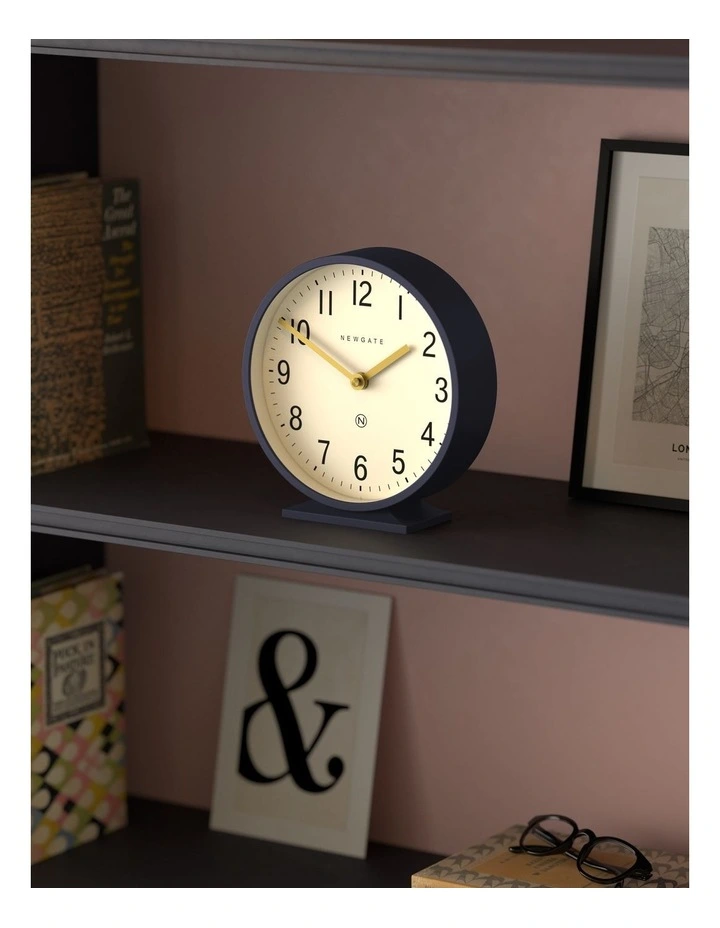 Q Mantel Clock in Petrol Blue image 4