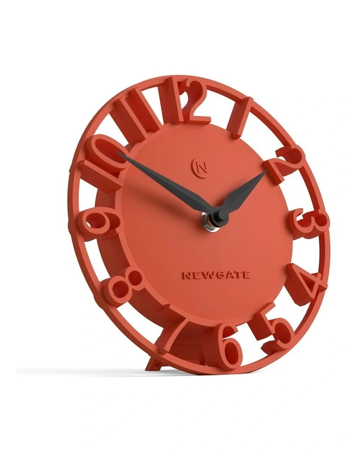 Timewarp Mantel Clock in Orange image 2