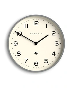 Number Two Echo-Posh Wall Clock in Grey