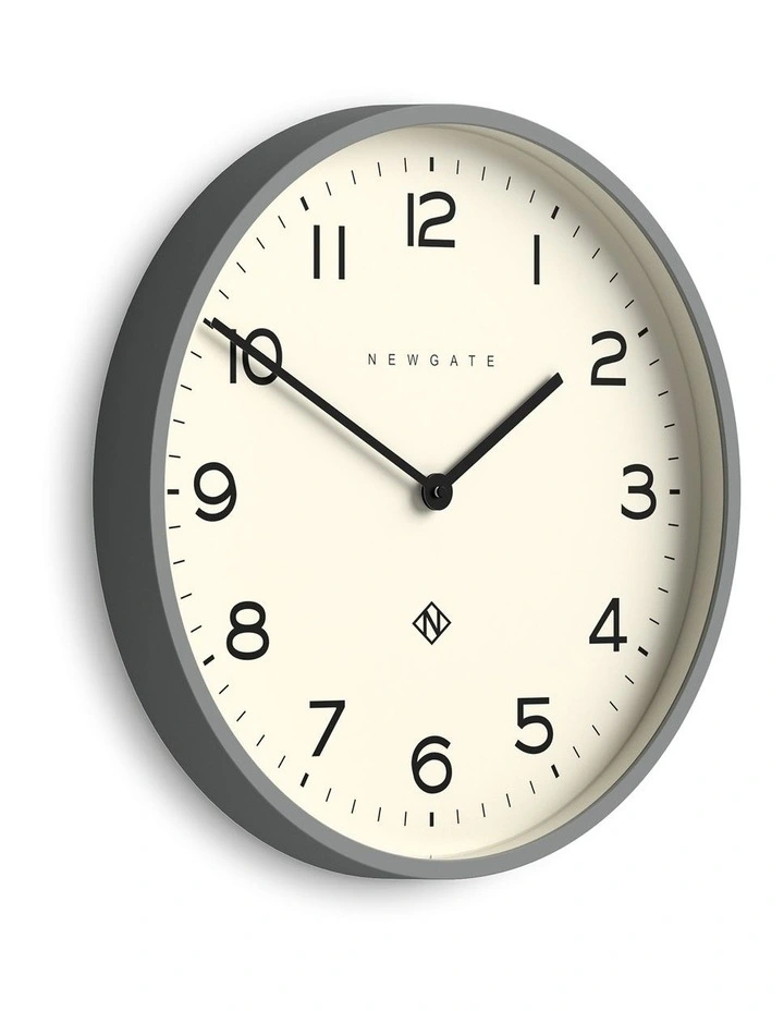 Number Two Echo-Posh Wall Clock in Grey image 2