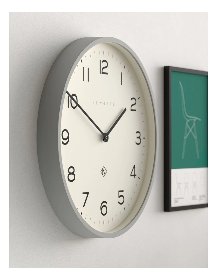 Number Two Echo-Posh Wall Clock in Grey image 3