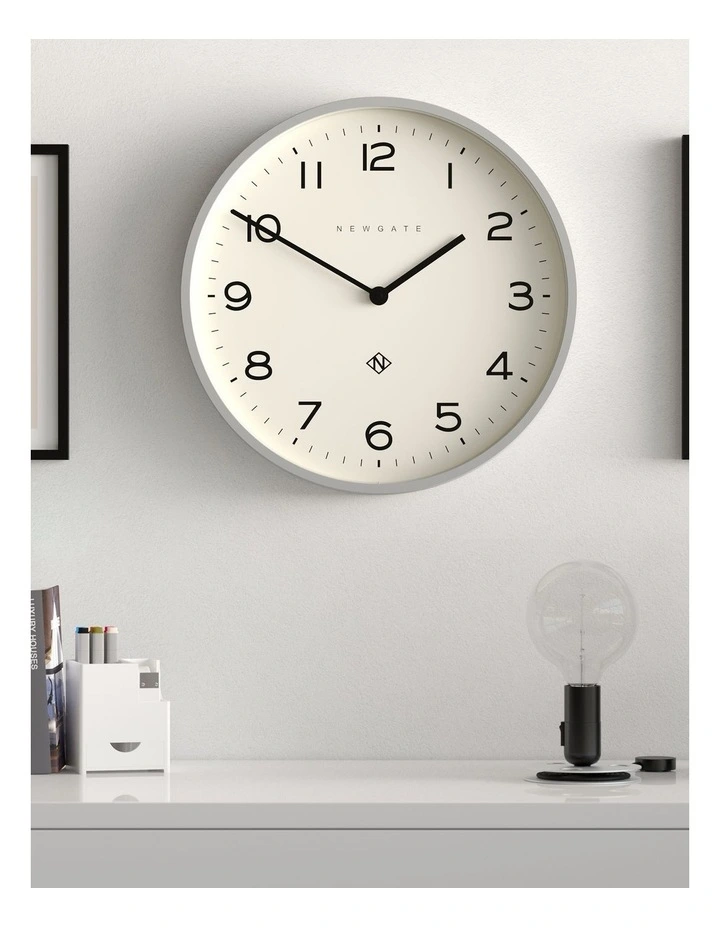 Number Two Echo-Posh Wall Clock in Grey image 4