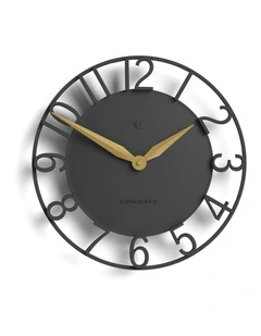 Time Traveller Wall Clock in Grey