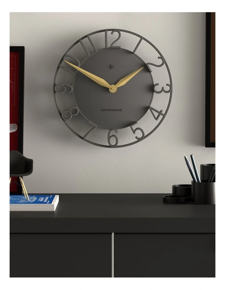 Time Traveller Wall Clock in Grey image 3