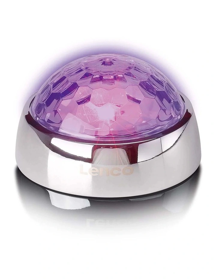 Centre stabilizer with Party LED Light for turntable Silver image 1