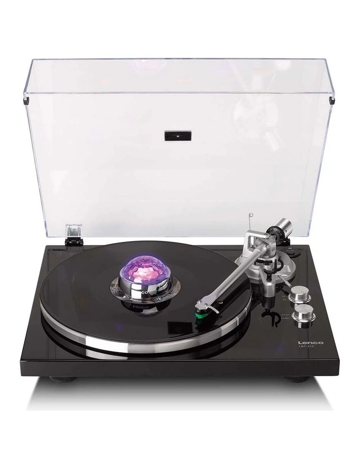 Centre stabilizer with Party LED Light for turntable Silver image 3