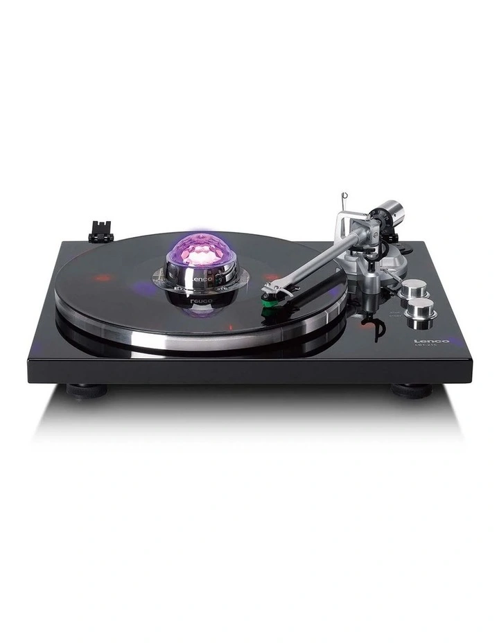 Centre stabilizer with Party LED Light for turntable Silver image 4
