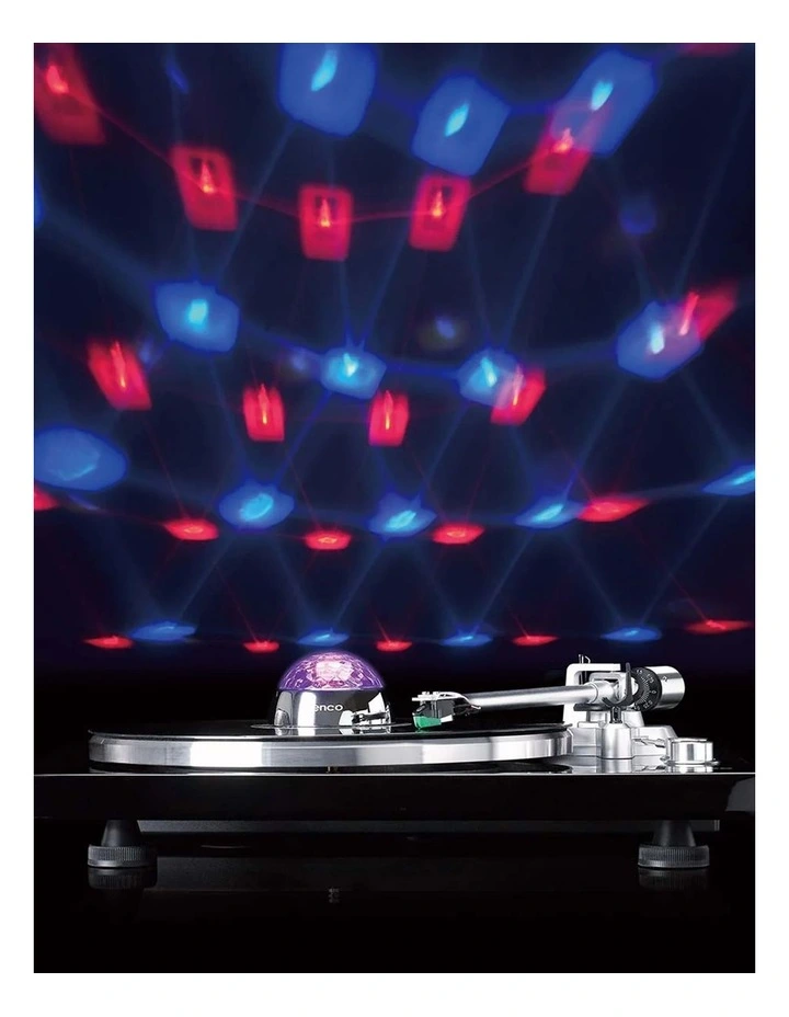 Centre stabilizer with Party LED Light for turntable Silver image 5