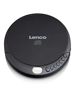 Portable CD player with earphones