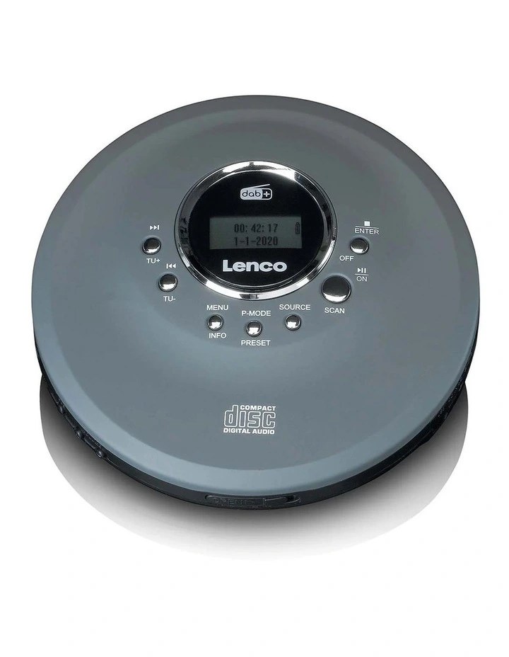 Discman with DAB FM radio rechargeable battery image 1