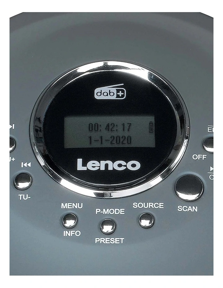 Discman with DAB FM radio rechargeable battery image 4