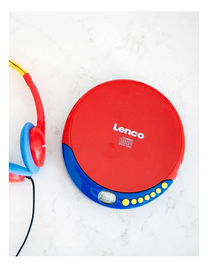 Kids CD player with rechargeable battery and headphones image 4