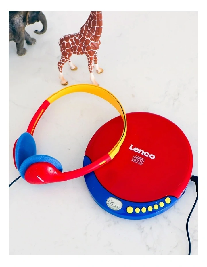 Kids CD player with rechargeable battery and headphones image 5