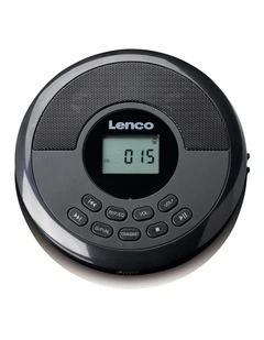 Discman with Bluetooth and built-in speakers