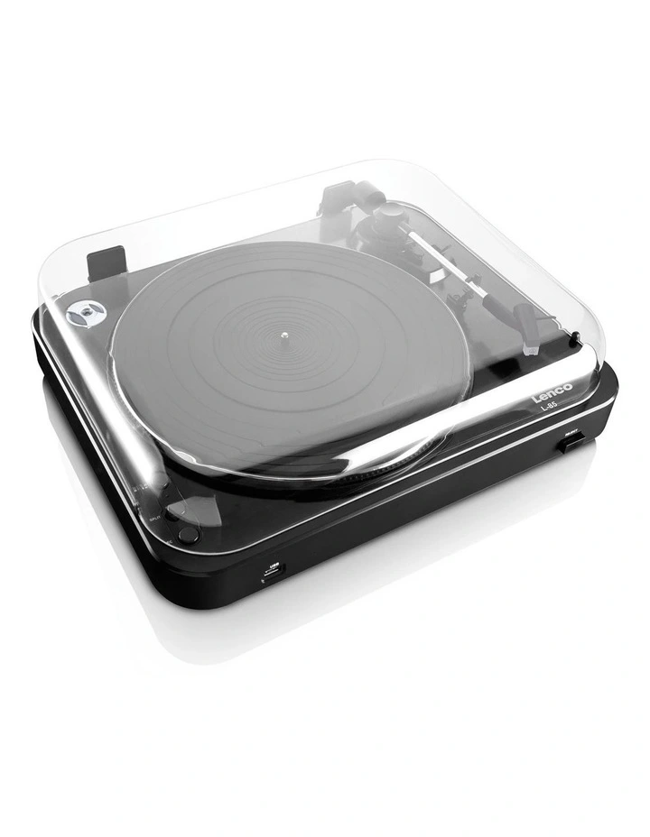 Semi-Automatic Record Player Black image 2