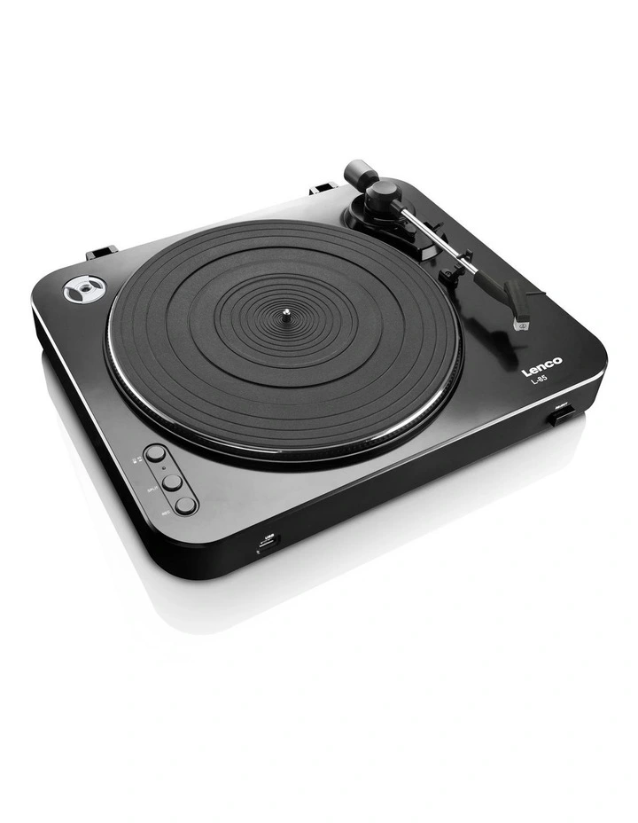 Semi-Automatic Record Player Black image 5