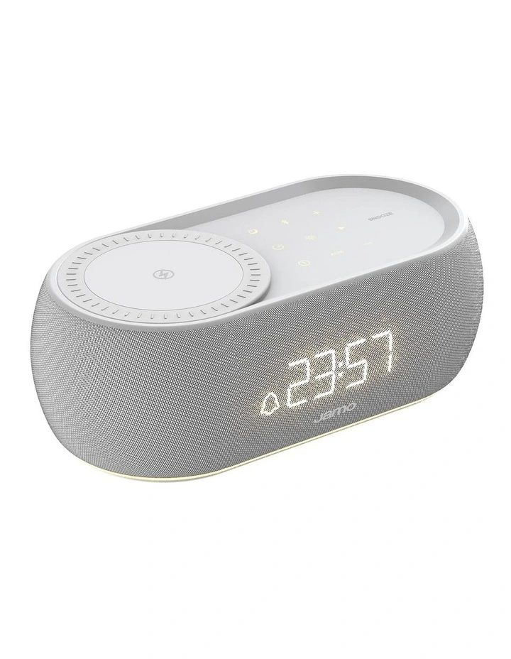 HYG Reflect Bluetooth Clock Speaker - Light Grey image 3