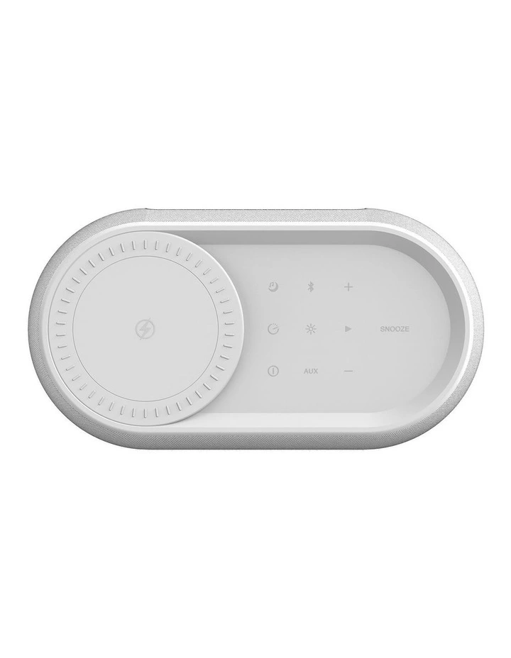 HYG Reflect Bluetooth Clock Speaker - Light Grey image 6